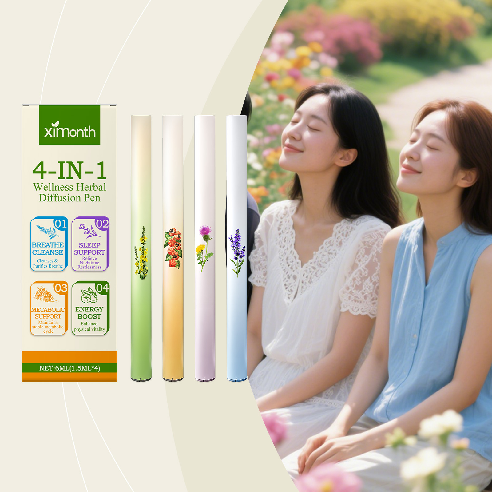 4 In 1 Herbal Energy Combo Sti - Herbal Wellness In avaliação e preço
