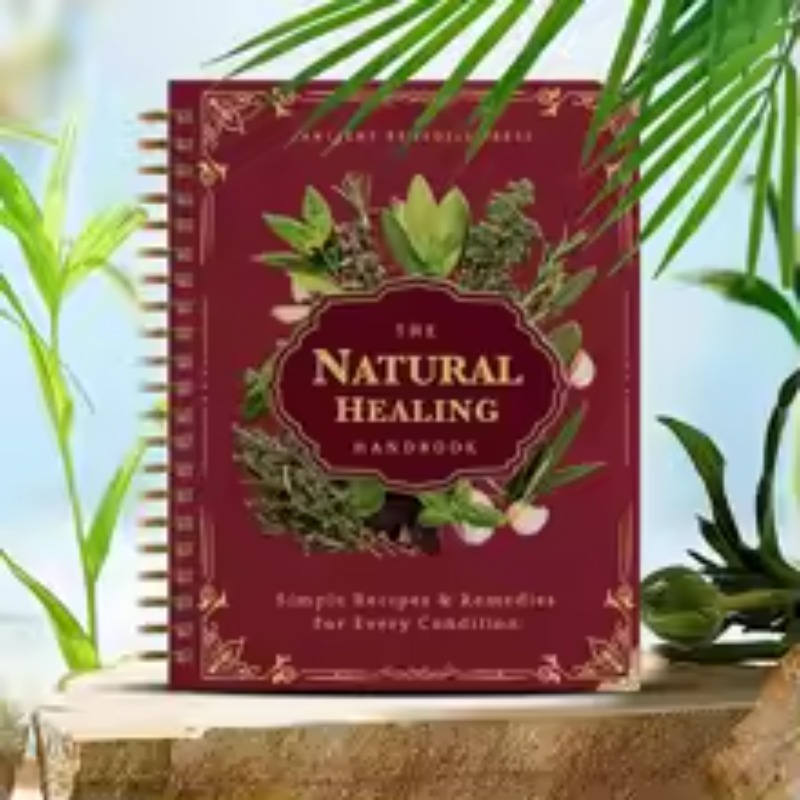 Natural Healing Manual Spiral  - Herbal Wellness Book avaliação e preço