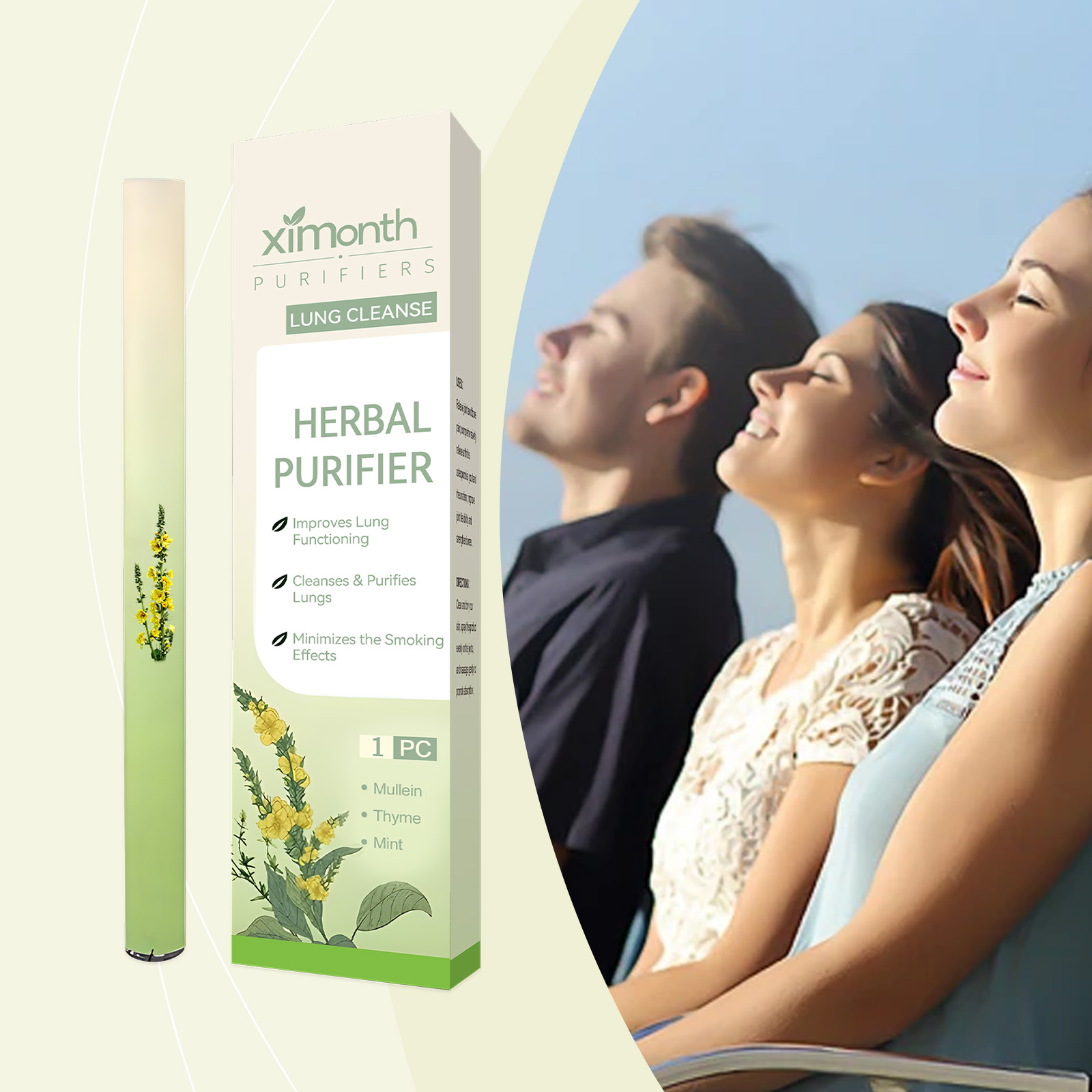 Natural Herbal Breathing Stick - Herbal Wellness In avaliação e preço