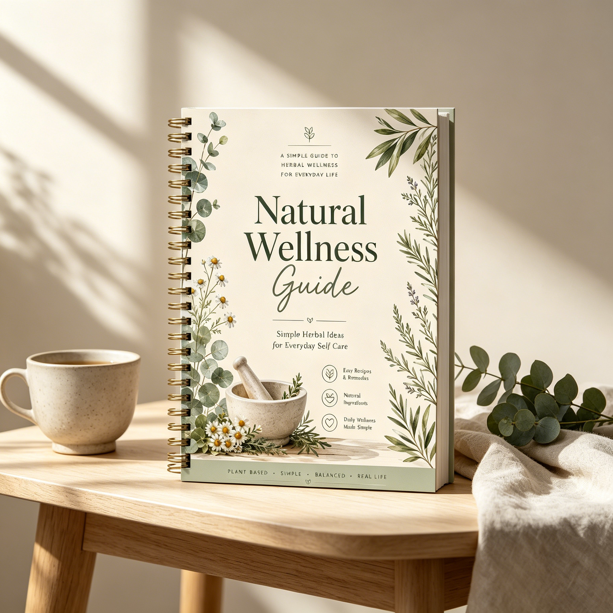 Natural Herbal Healing Guide B - Herbal Wellness Book avaliação e preço