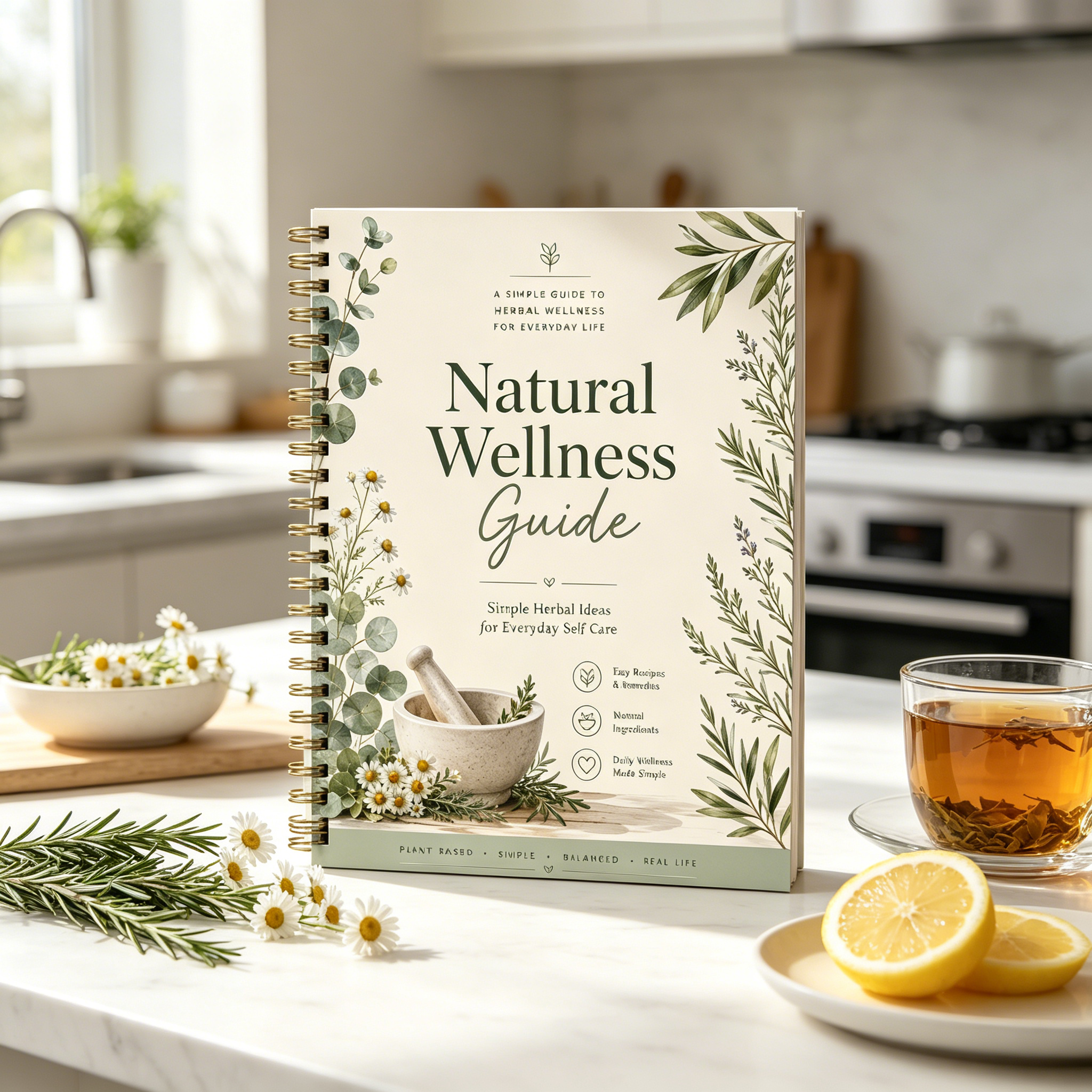 Natural Herbal Healing Guide B - Herbal Wellness Book avaliação e preço