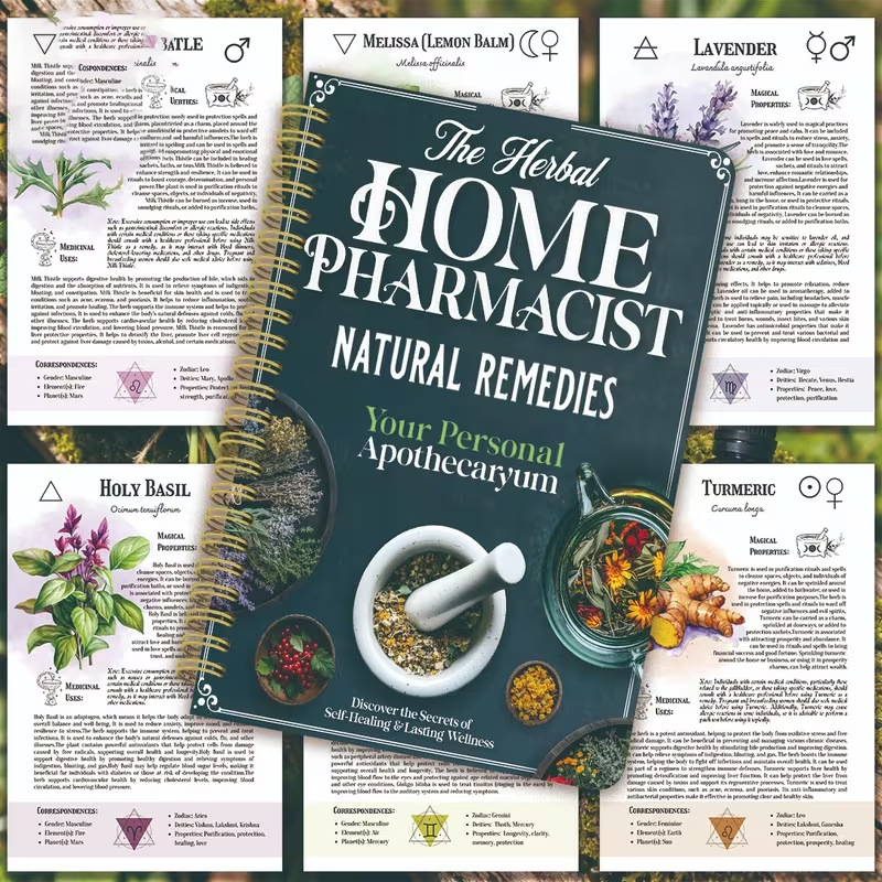 Herbal Home Pharmacist Natural - Herbal Wellness Book avaliação e preço