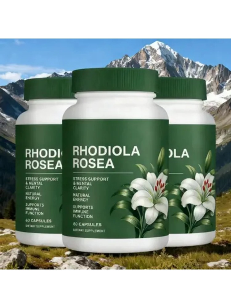 Rhodiola Rosea Capsules 500mg, - Herbal Wellness In avaliação e preço