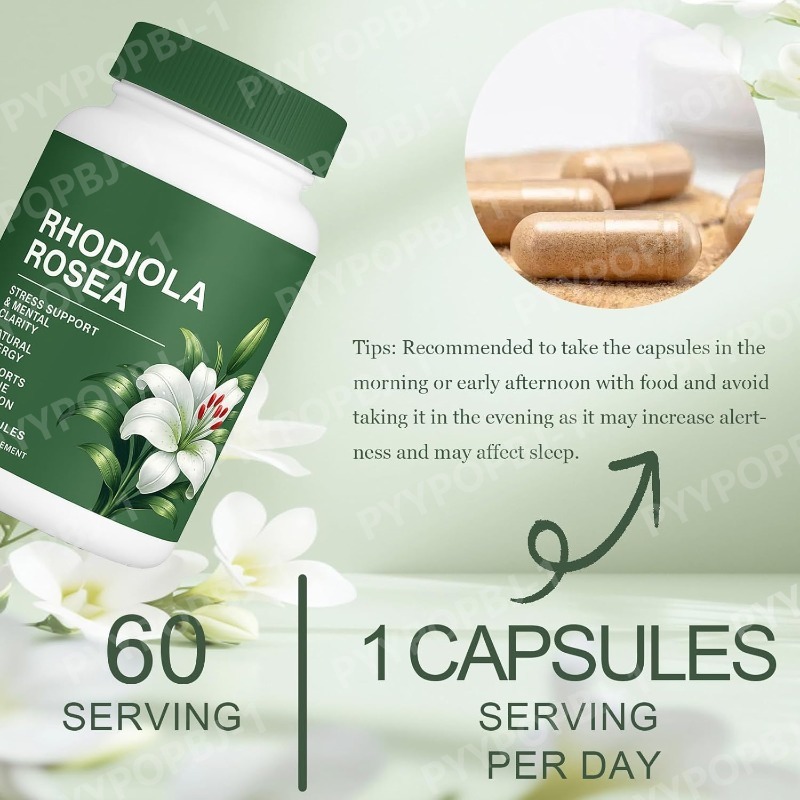 Rhodiola Rosea Capsules 500mg, - Herbal Wellness In avaliação e preço