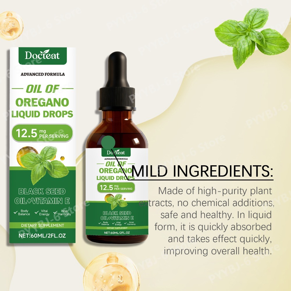 Oregano Oil Liquid Drops 60ml  - Herbal Wellness In avaliação e preço