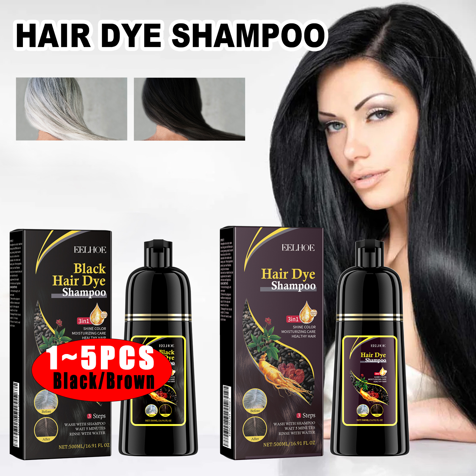 3-in-1 Hair Shampoo Natural He - Herbal And Wellness Products avaliação e preço