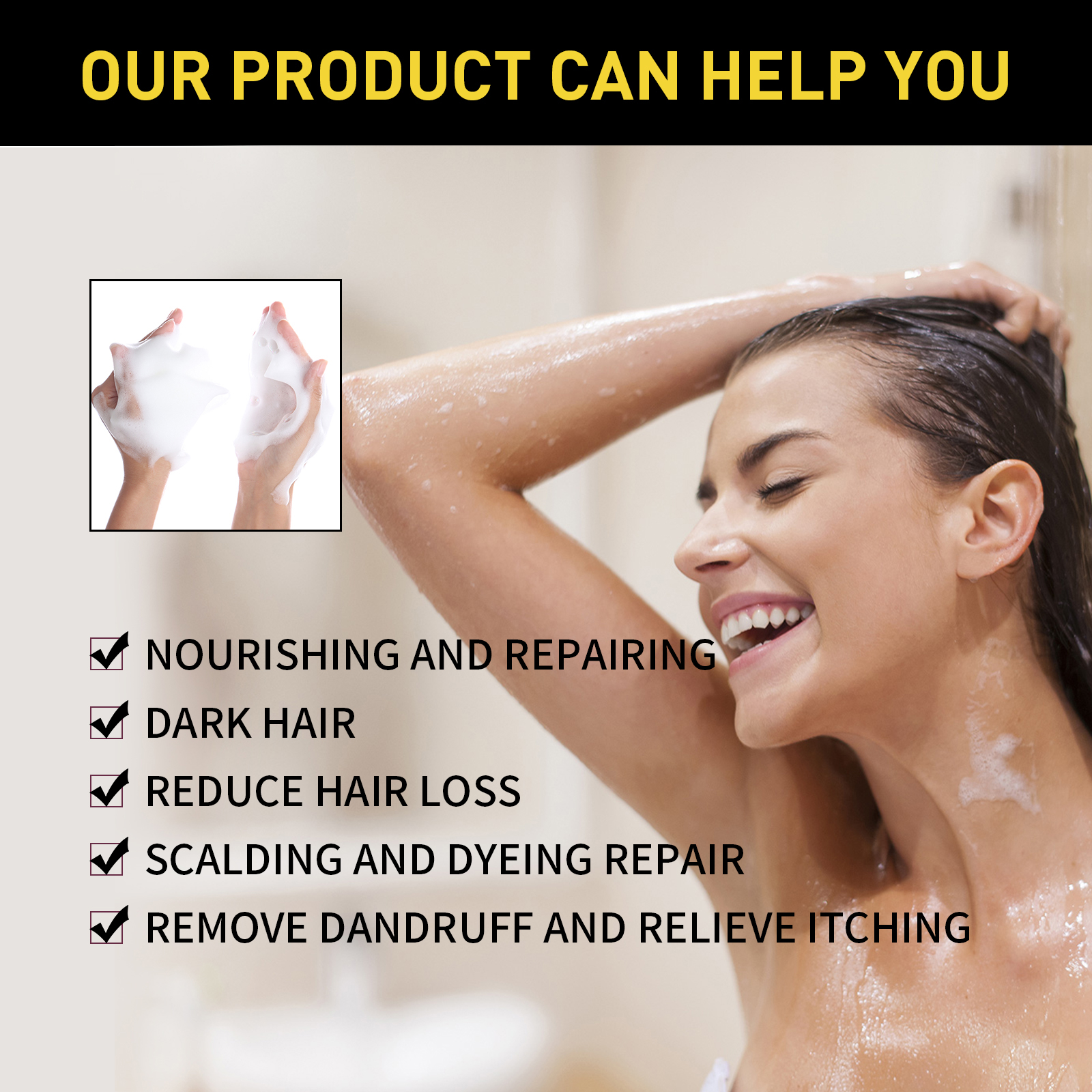 3-in-1 Hair Shampoo Natural He - Herbal And Wellness Products avaliação e preço